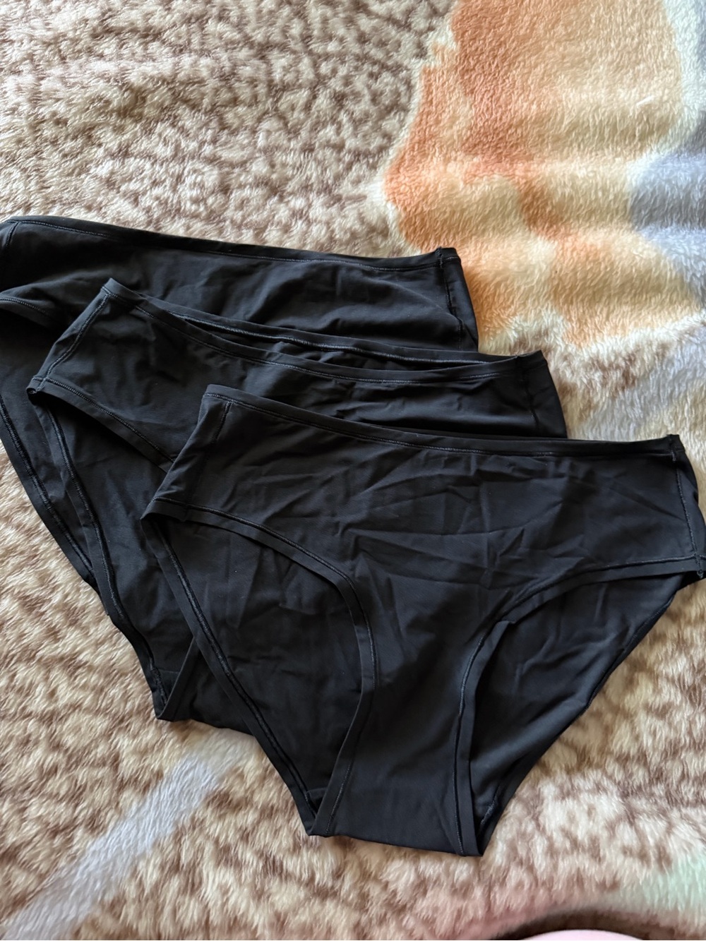 Quince Black Women's Seamless Bikini Briefs - 3-Pack, FIRM PRICE